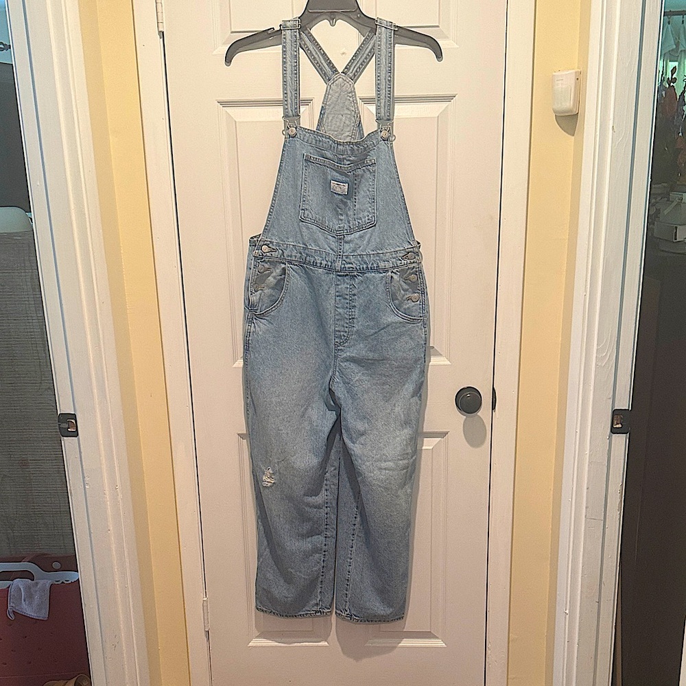 Levi's Light Blue Denim Overalls
